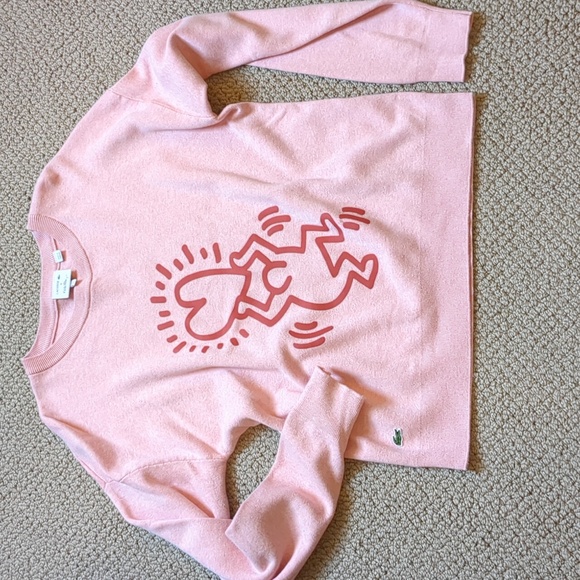 Lacoste Keith Haring crew neck sweater L limited edition - Picture 10 of 16